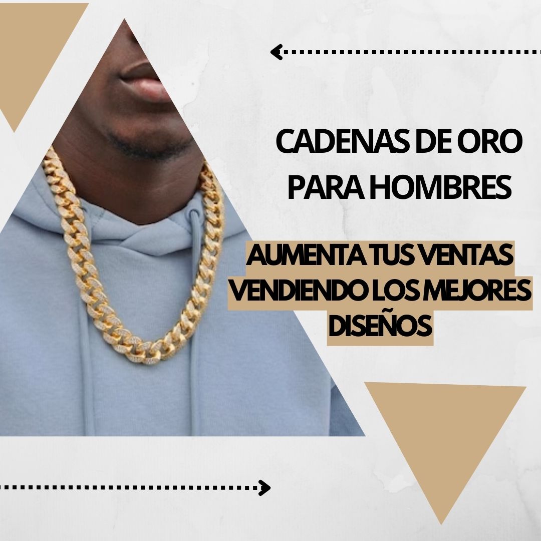 Cadenas de oro para hombres