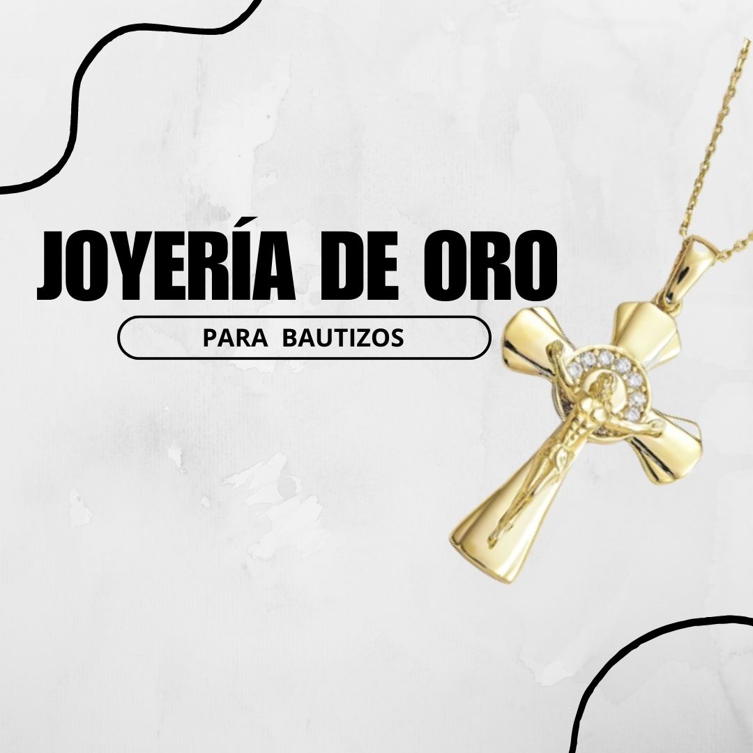 Joyería de oro para bautizos