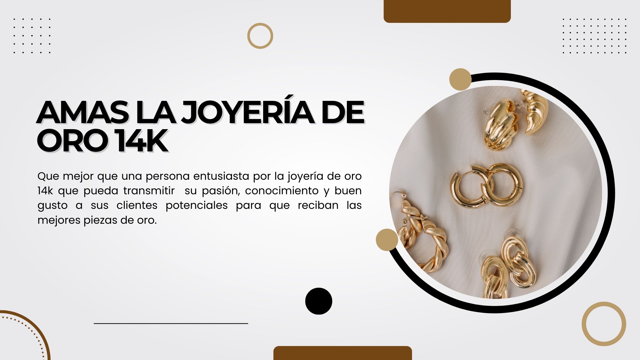 vender joyería de oro 14k
